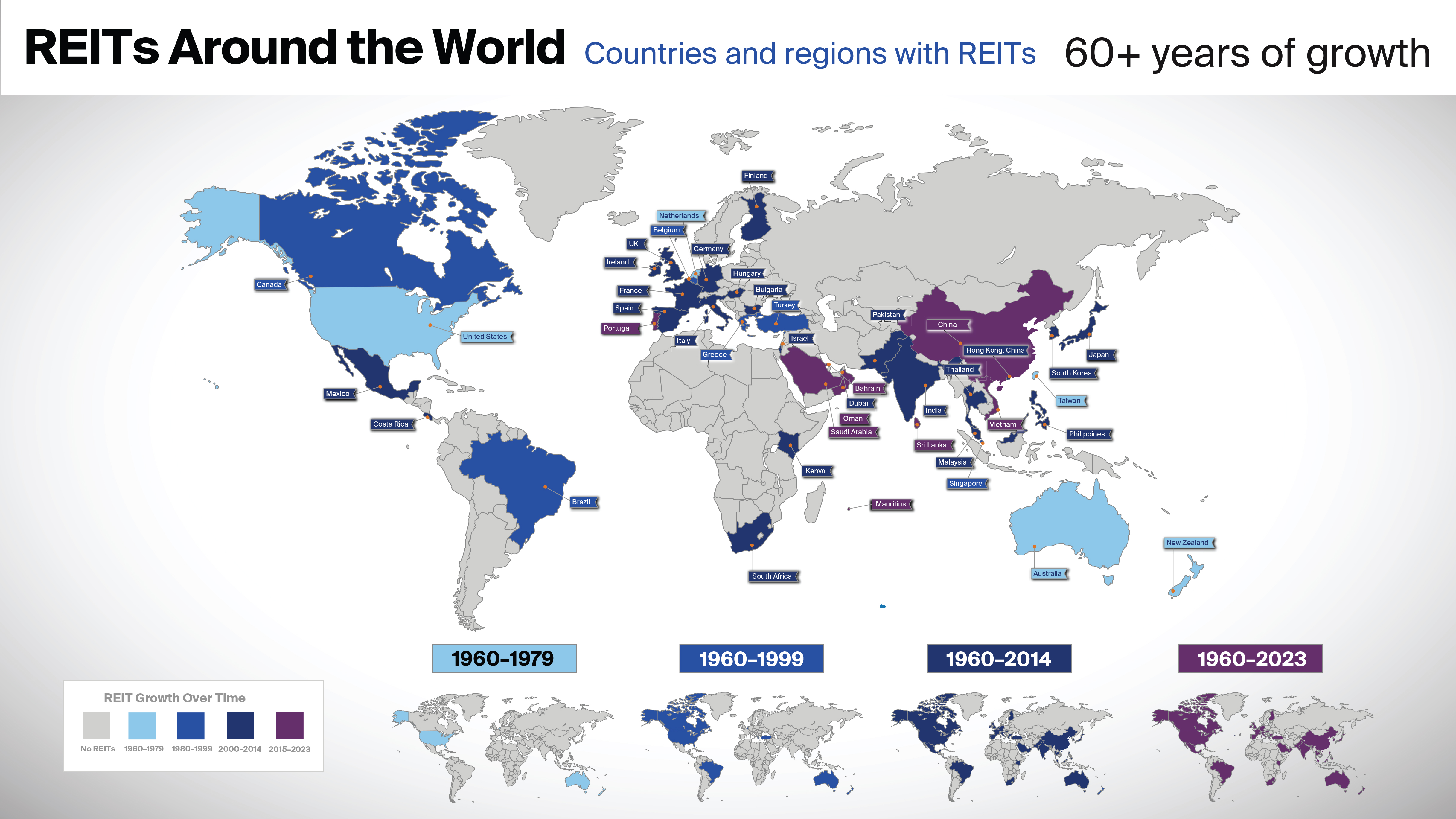 REIT World Map