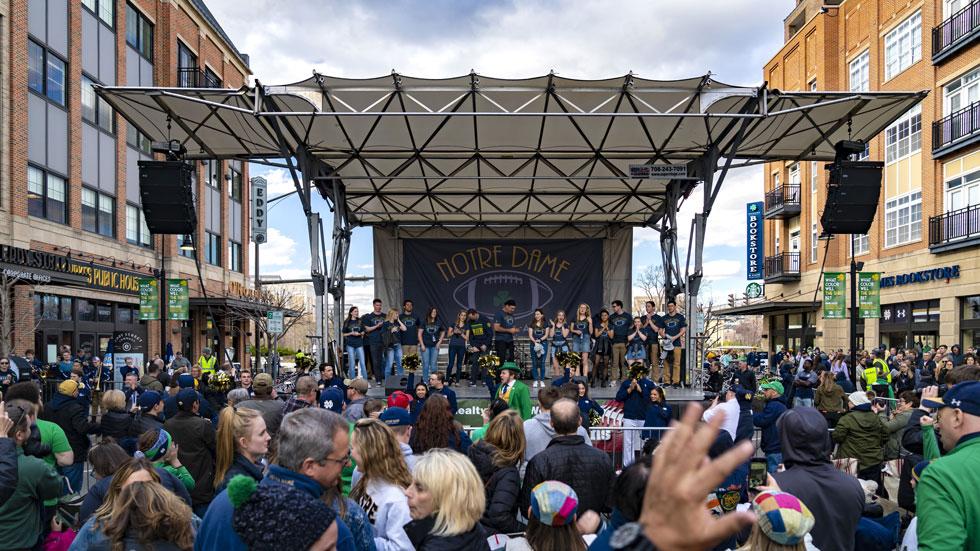 Notre Dame Pep Rally