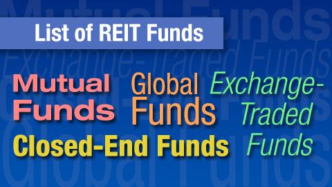 List of REIT Funds Nareit